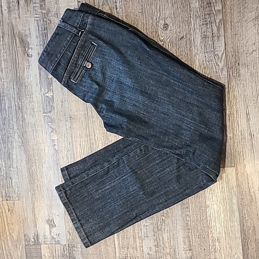 Ann Taylor Modern Fit Lindsay Waist | Dark Wash Size 4 Jeans - Picture 4 of 8